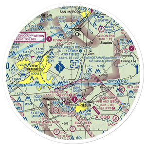 Moltz Airport (50TA) VFR Sectional Sticker (30 mile)