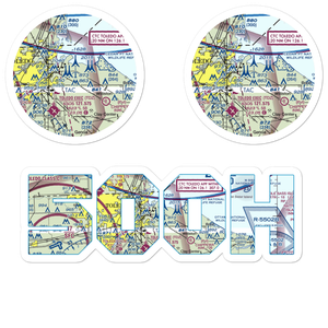 Culver Field (50OH) VFR Sectional Sticker Pack