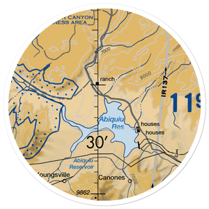 Ghost Ranch Strip (50NM) VFR Sectional Sticker (20 mile)