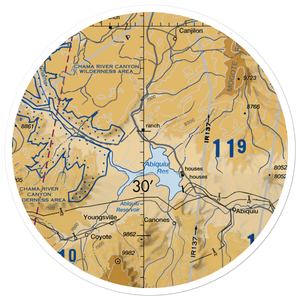 Ghost Ranch Strip (50NM) VFR Sectional Sticker (30 mile)