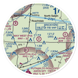 Way West Airport (50II) VFR Sectional Sticker (20 mile)