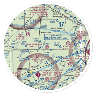 Way West Airport (50II) VFR Sectional Sticker (30 mile)