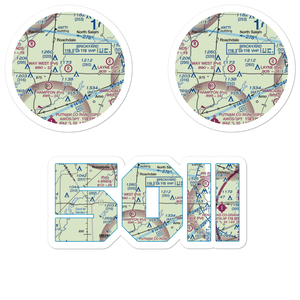 Way West Airport (50II) VFR Sectional Sticker Pack