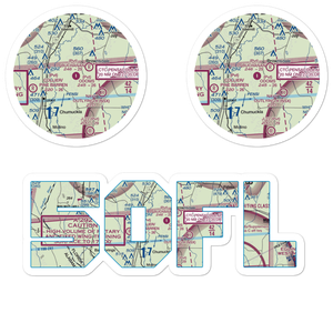 Odom's Flying Service Airport (50FL) VFR Sectional Sticker Pack