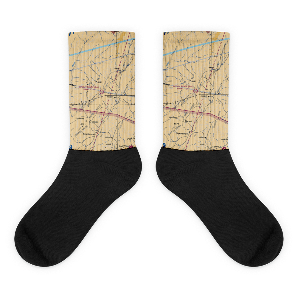 Rocky Ridge Airport (50AZ) VFR Sectional Socks 