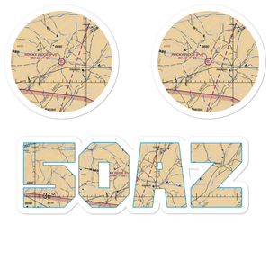 Rocky Ridge Airport (50AZ) VFR Sectional Sticker Pack