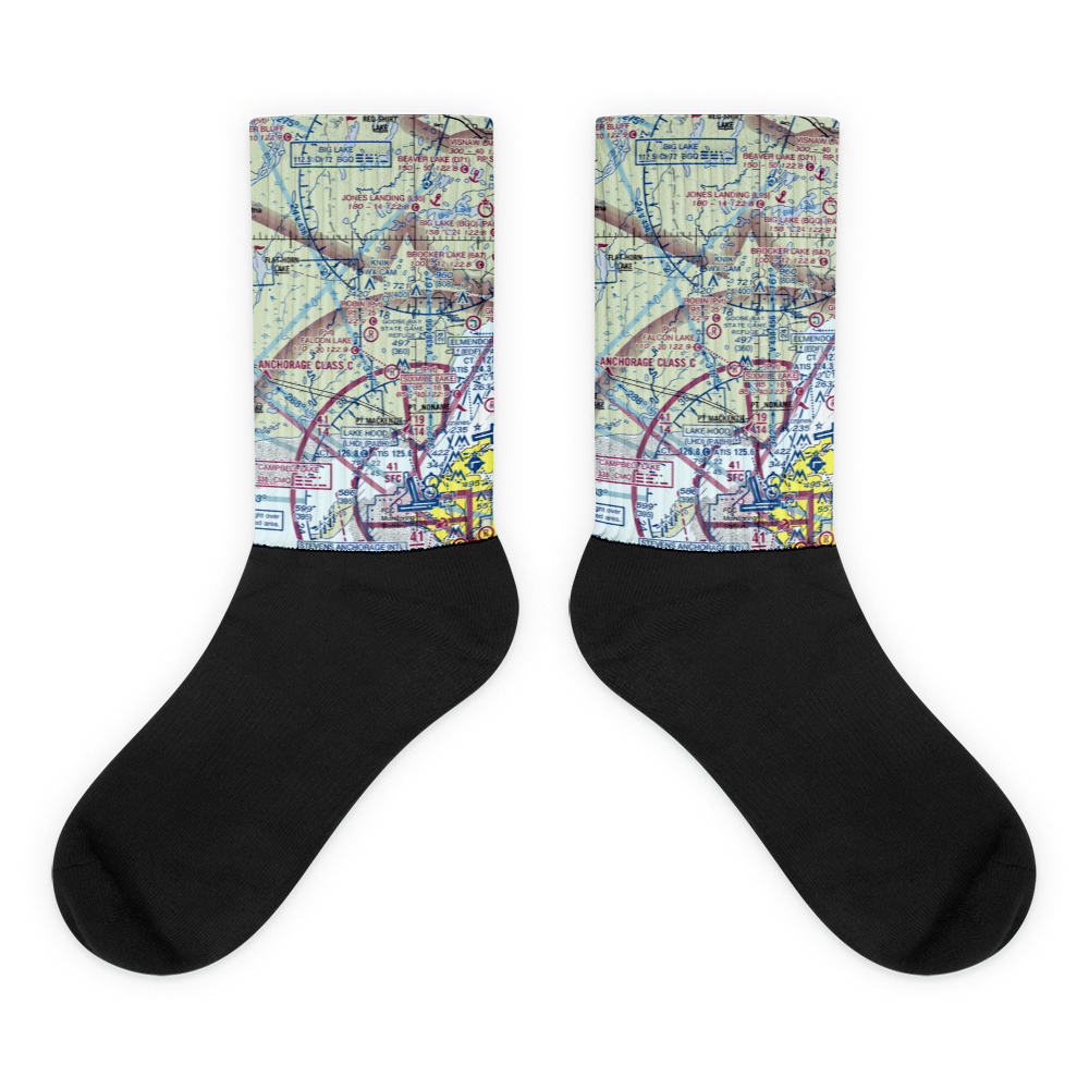 Robin'S Landing (50AK) VFR Sectional Socks 