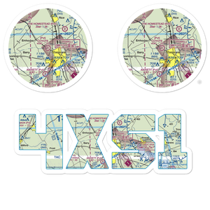 Coyote Field (4XS1) VFR Sectional Sticker Pack