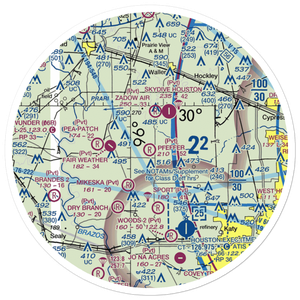 Pfeffer & Son Farms Airport (4XS0) VFR Sectional Sticker (30 mile)