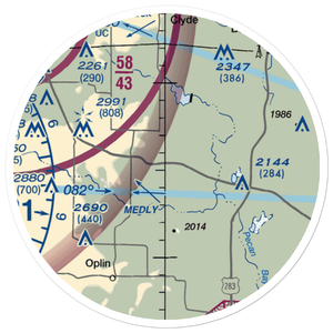 Owen Field (4XA3) VFR Sectional Sticker (20 mile)