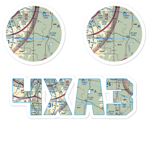 Owen Field (4XA3) VFR Sectional Sticker Pack