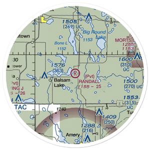 David Randall Airport (4WN5) VFR Sectional Sticker (20 mile)