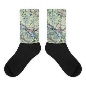 Carhart Farms Airport (4WI8) VFR Sectional Socks