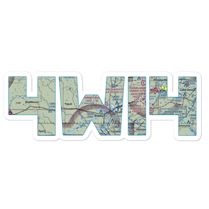 Turner Airport (4WI4) VFR Sectional Sticker