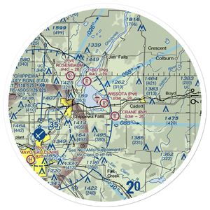 Wissota Airport (4WI0) VFR Sectional Sticker (30 mile)