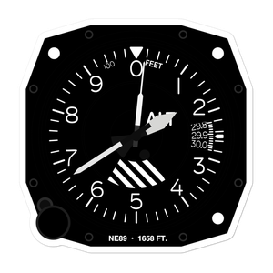 Herberts Farm Airport (NE89) Altimeter Stickers
