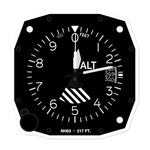 Granite Heliport (NH03) Altimeter Stickers