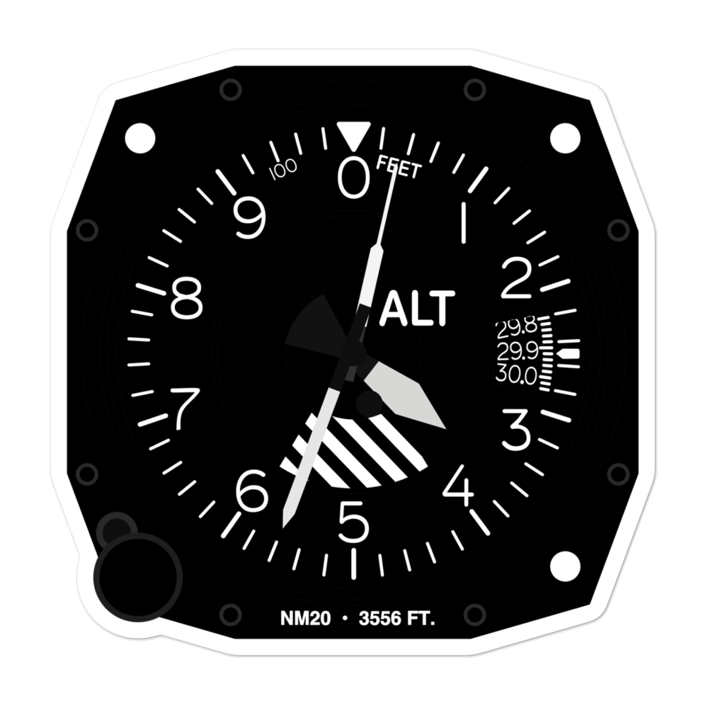 Benedict Airpark (NM20) Altimeter Stickers 