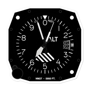 Sanostee Airport (NM27) Altimeter Stickers