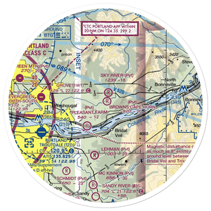 Brown's Cape Horn Airport (4WA1) VFR Sectional Sticker (30 mile)