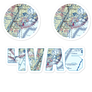 Taylor Airport (4VA6) VFR Sectional Sticker Pack