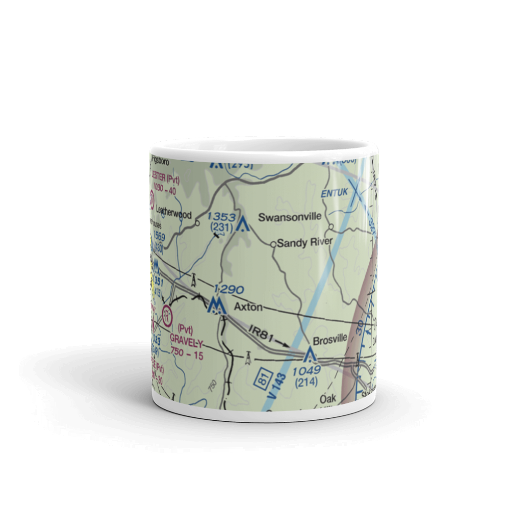 Davis Field (4VA1) VFR Sectional  Mug 