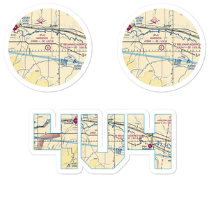 Maddox Ranch Co Airport (3MT4) VFR Sectional Sticker Pack