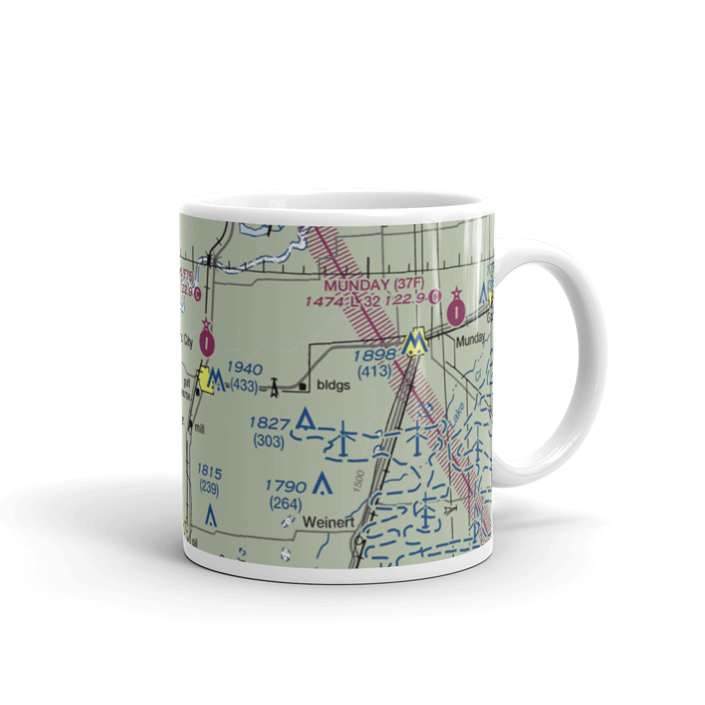 Oliver Airport (4TX7) VFR Sectional  Mug 