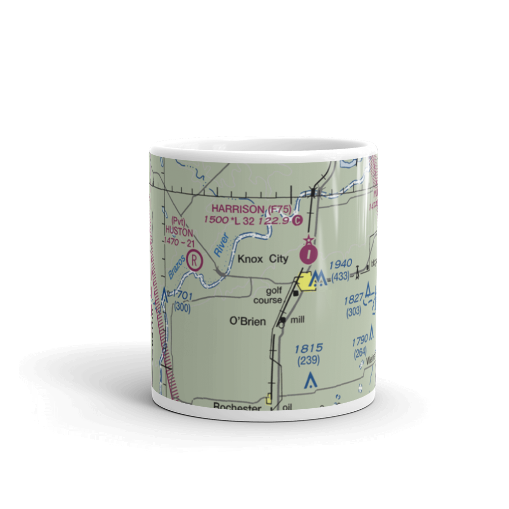 Oliver Airport (4TX7) VFR Sectional  Mug 