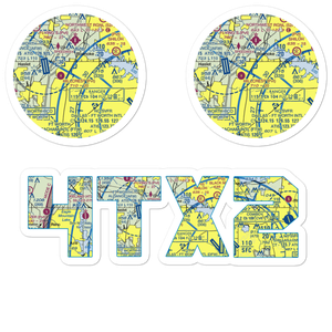 Stage Coach Hills Airport (4TX2) VFR Sectional Sticker Pack