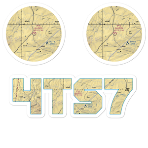 Allison Ranch Airport (4TS7) VFR Sectional Sticker Pack