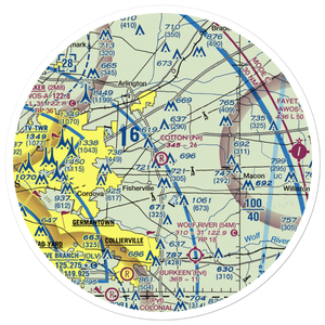 Cotton Field (4TN4) VFR Sectional Sticker (30 mile)