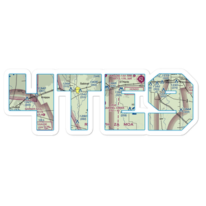 Squirrel Creek Ranch Airport (4TE9) VFR Sectional Sticker