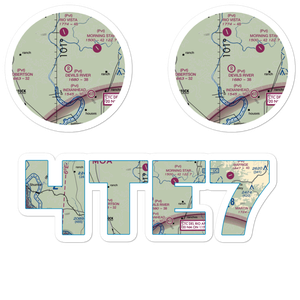 Devil's River Ranch Airport (4TE7) VFR Sectional Sticker Pack