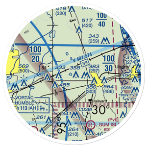 Jamison Airstrip (4TE6) VFR Sectional Sticker (20 mile)