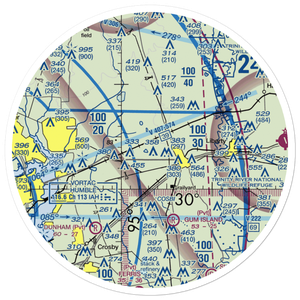 Jamison Airstrip (4TE6) VFR Sectional Sticker (30 mile)