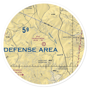 Taurus Mesa Airport (4TE4) VFR Sectional Sticker (30 mile)