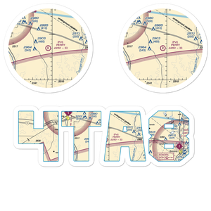 Perry Ranch Airport (4TA8) VFR Sectional Sticker Pack