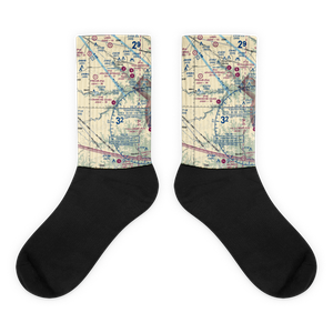Comanche Caves Ranch Airport (4TA6) VFR Sectional Socks