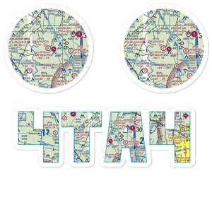 Pea Patch Airport (4TA4) VFR Sectional Sticker Pack