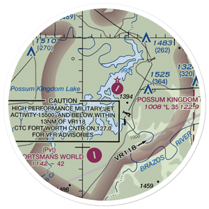 Costello Island, Inc Airport (4TA3) VFR Sectional Sticker (20 mile)