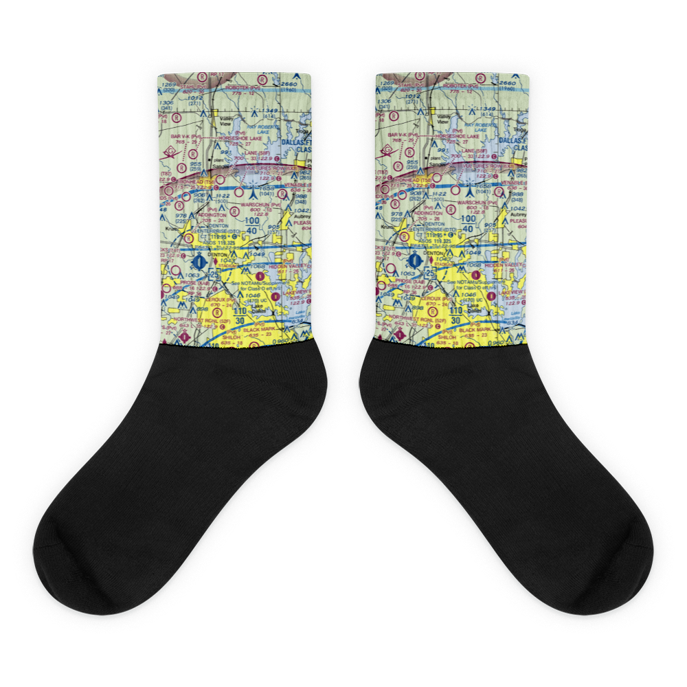 Warschun Ranch Airport (4TA1) VFR Sectional Socks 