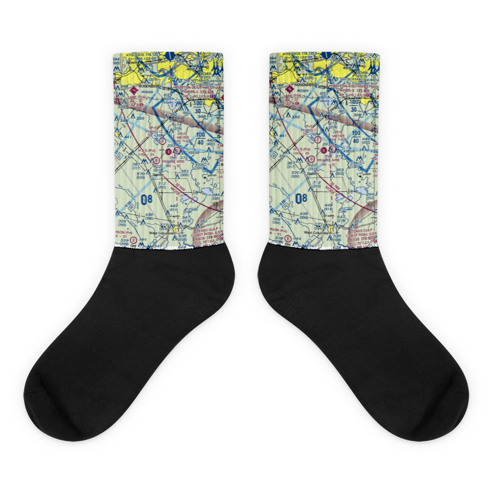 Massimiliano Memorial Field (4TA0) VFR Sectional Socks 