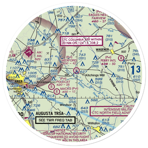Wexford Landing Airport (4SC7) VFR Sectional Sticker (30 mile)