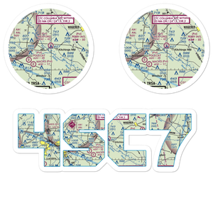 Wexford Landing Airport (4SC7) VFR Sectional Sticker Pack