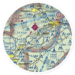 Davis Field (4SC4) VFR Sectional Sticker (20 mile)