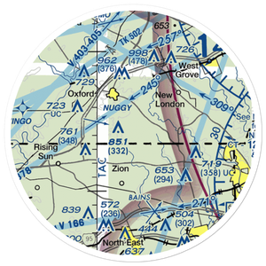 Cohen Airport (4PS7) VFR Sectional Sticker (20 mile)