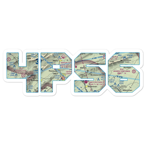 Krout Airport (4PS6) VFR Sectional Sticker