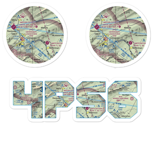 Krout Airport (4PS6) VFR Sectional Sticker Pack