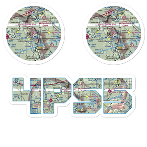 Muddy Creek Airport (4PS5) VFR Sectional Sticker Pack